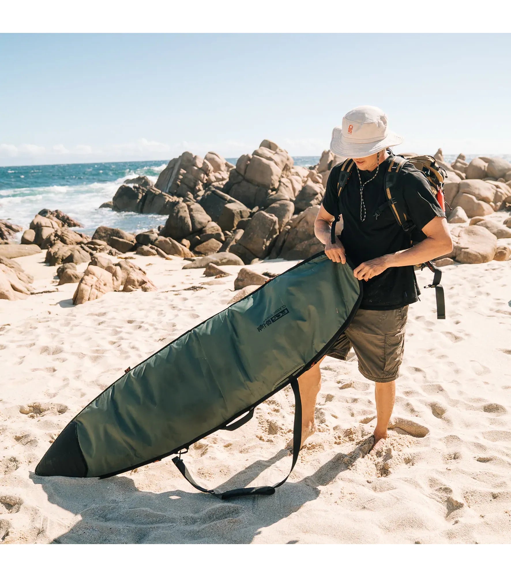 FCS Classic Shortboard Board Bag GO-Light