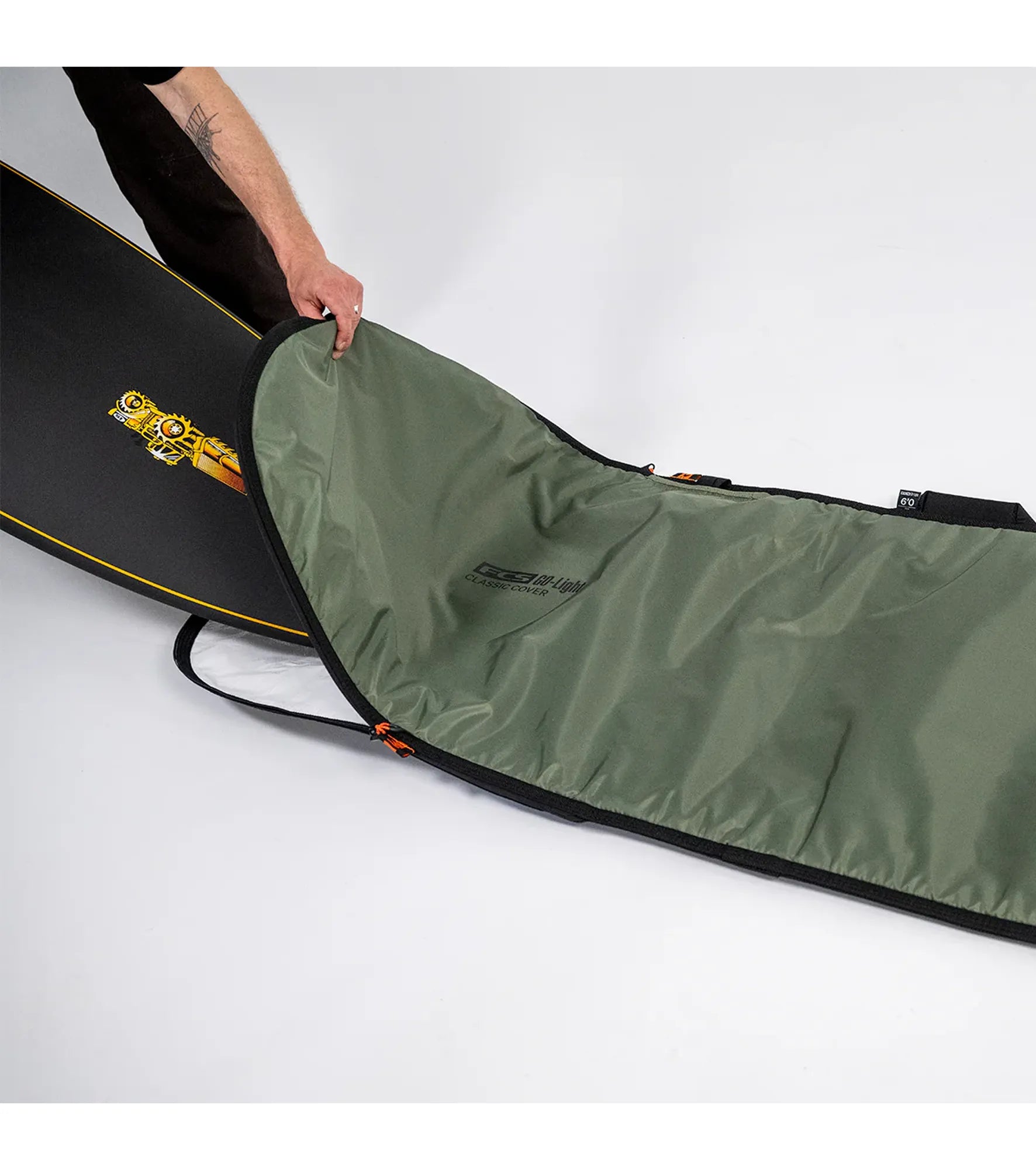 FCS Classic Cover Longboard Board Bag GO-Light