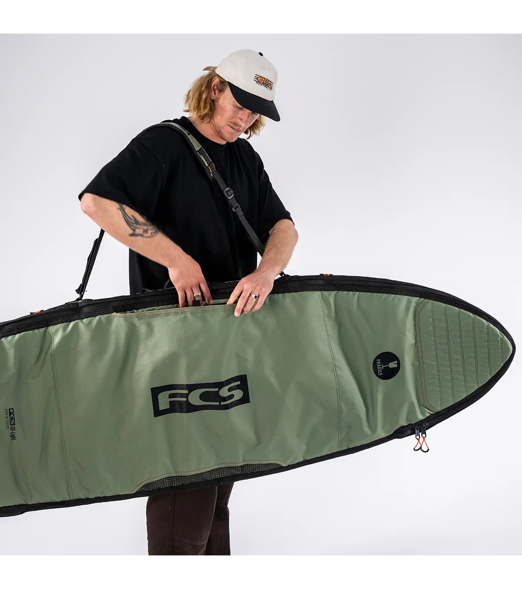 FCS Day-X Shortboard / Fish Board Bag GO-Light