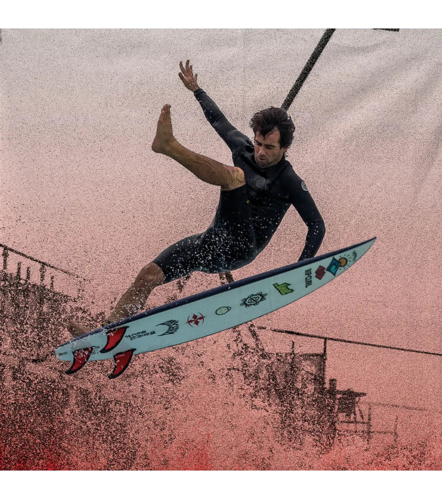 FCS Code Red Essential Comp Leash - Mason Ho