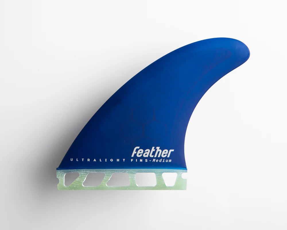 Featherfins Single Tab Futures Ultralight Blue Thruster