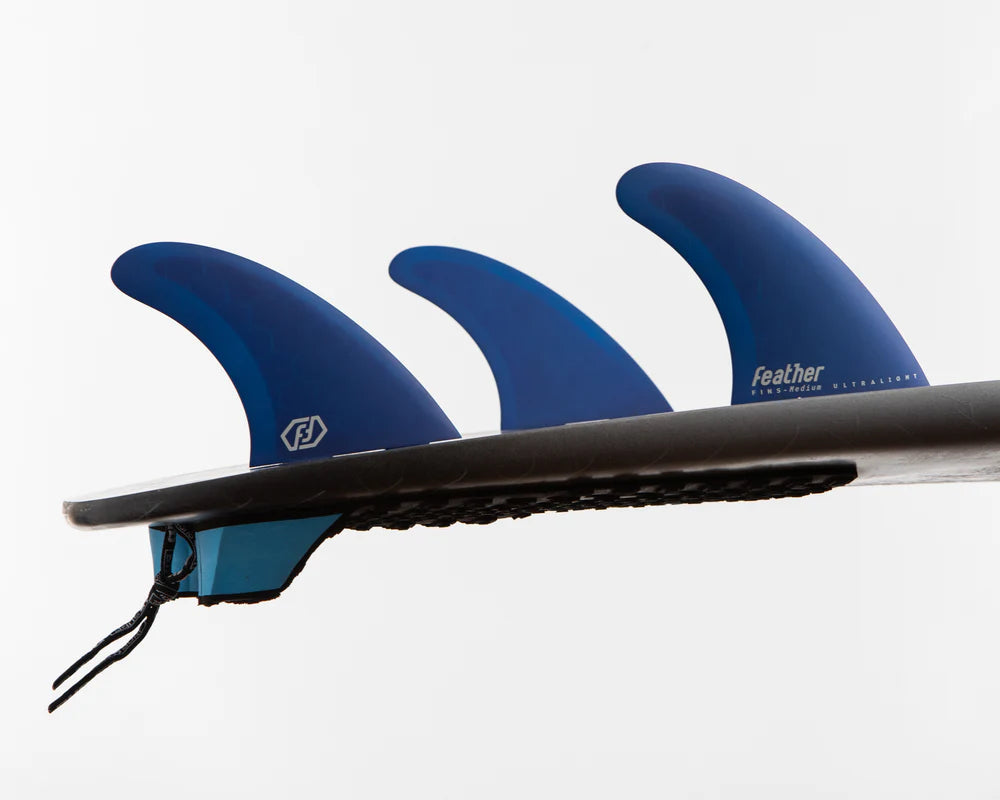 Featherfins Single Tab Futures Ultralight Blue Thruster