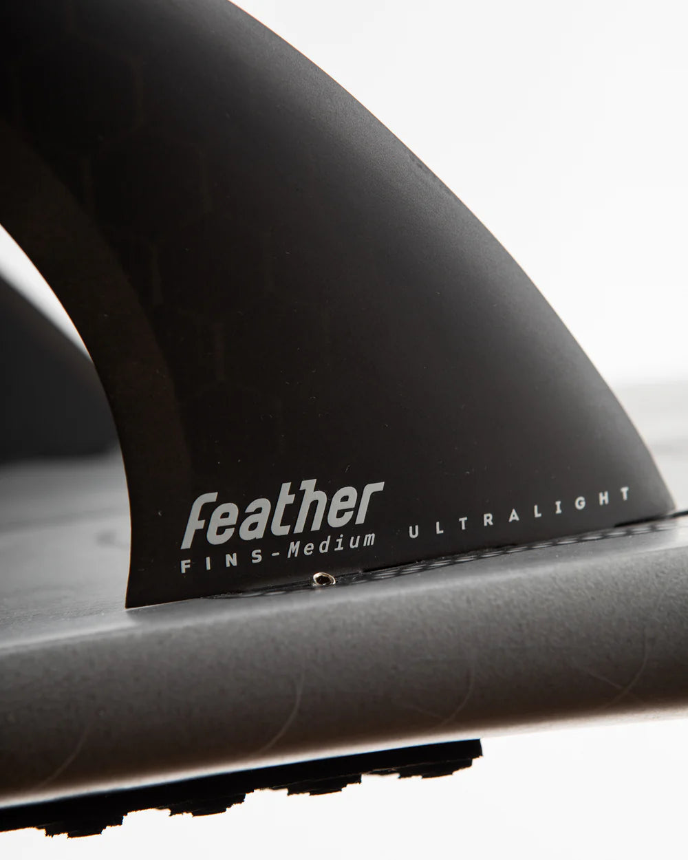 Featherfins Single Tab Futures Ultralight Black Thruster