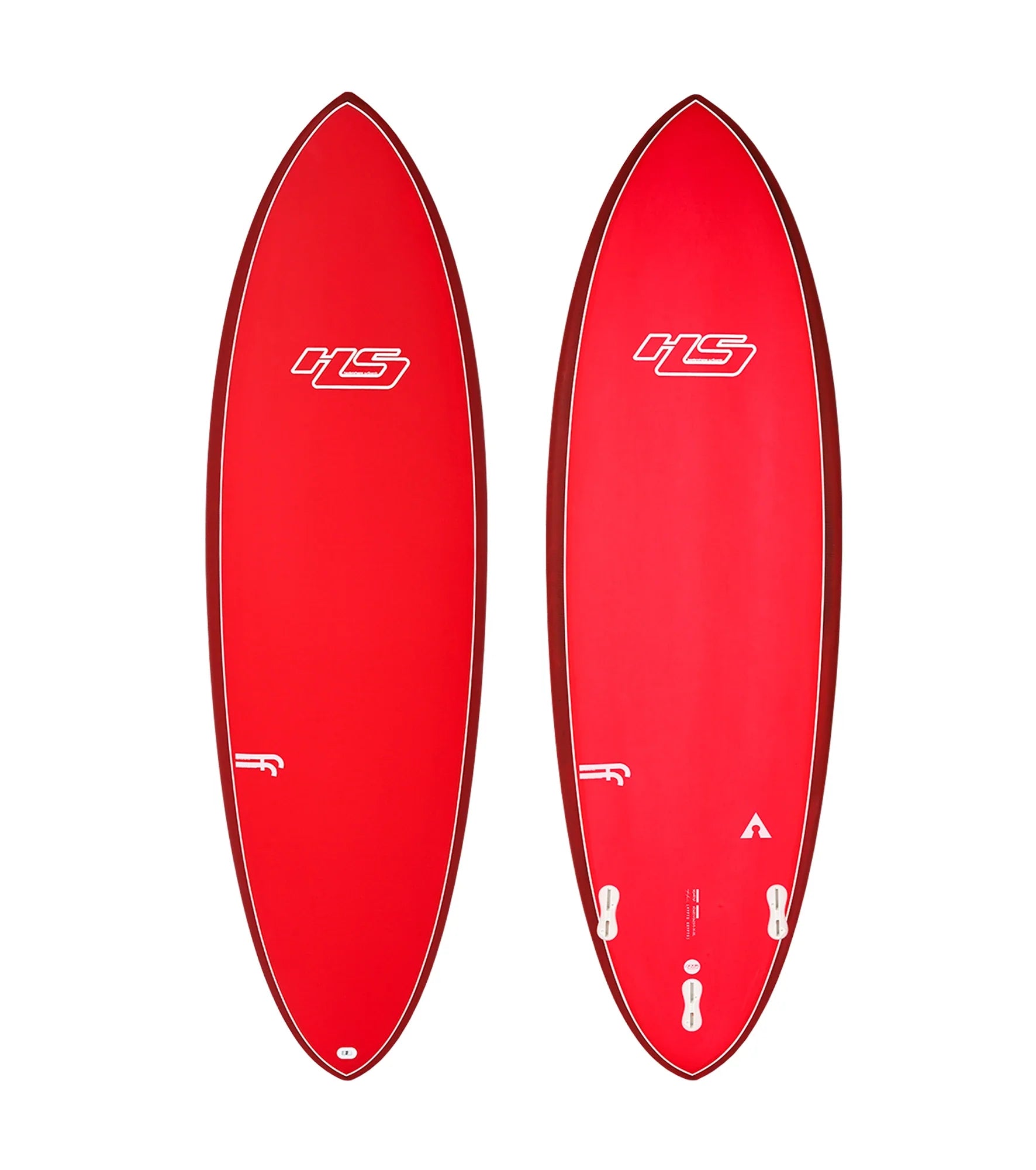 Haydenshapes Hypto Krypto FF - FCS II - 3 Fin - Signal Red