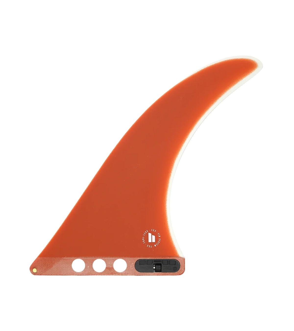 FCS II Flow III Performance Glass Single Fin - Burnt Orange
