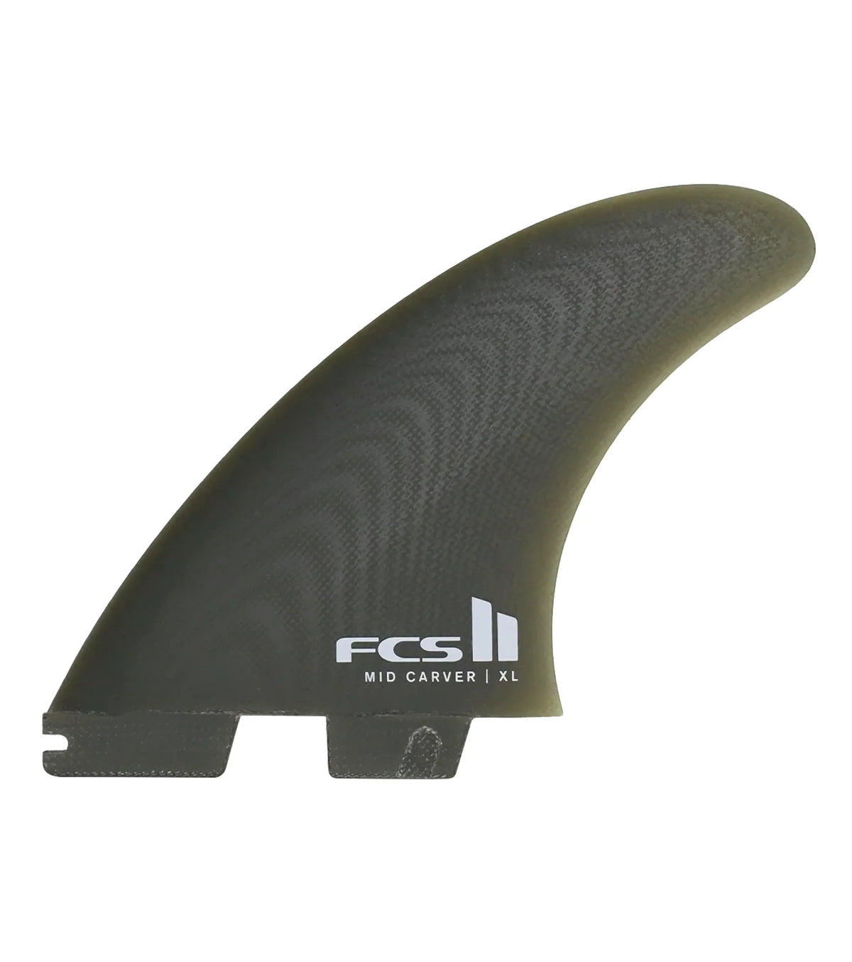 FCS II Mid Carver Performance Glass Thruster Fins - Kelp