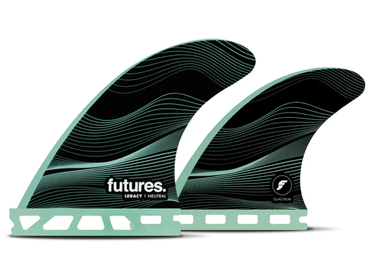 Futures Fins Quad Set F4 Legacy Neutral Small Noordzee boardstore surfshop holland amsterdam