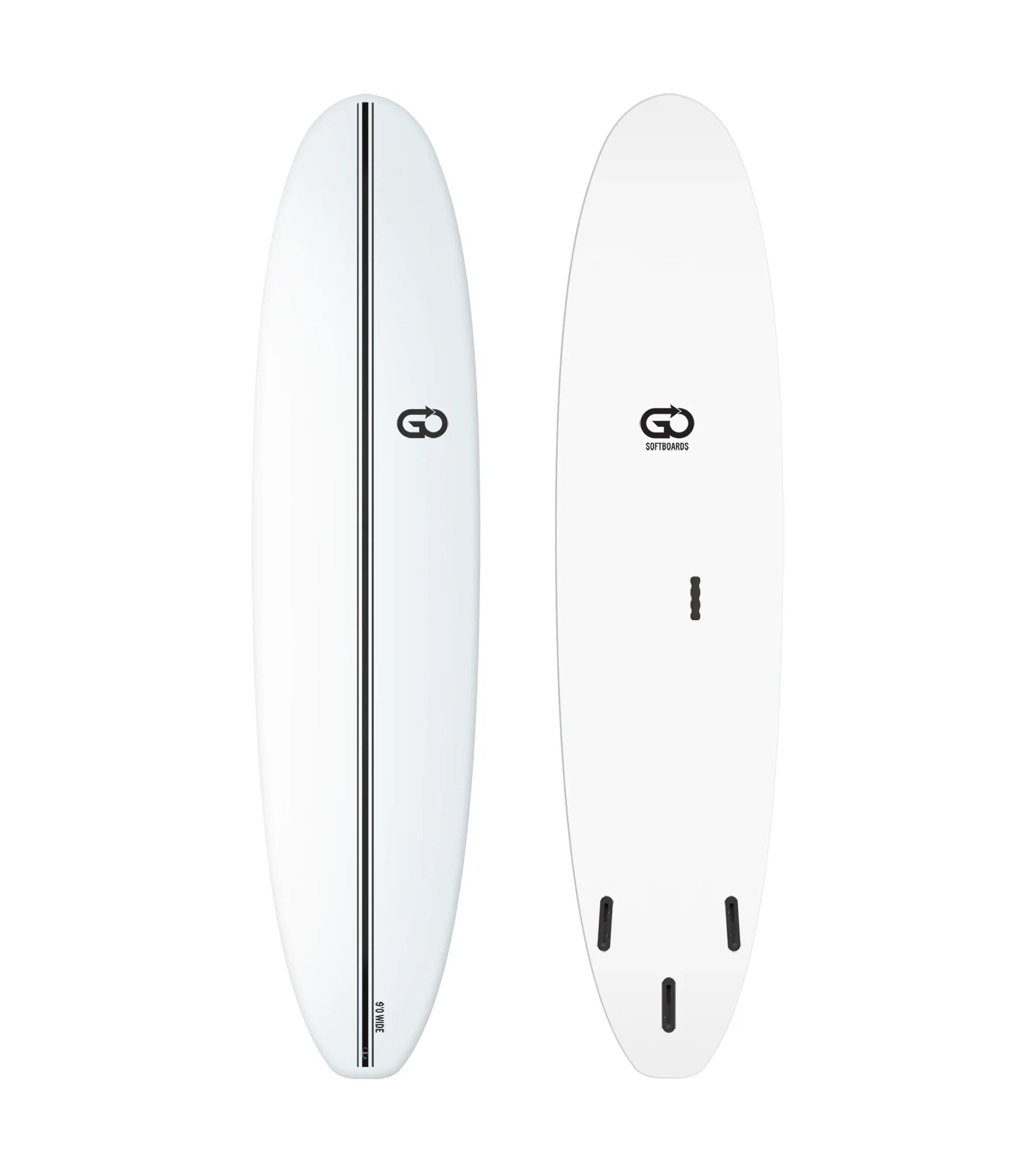 GO Softboards Surf Wide Range - Fiber Tech - 3 Fin