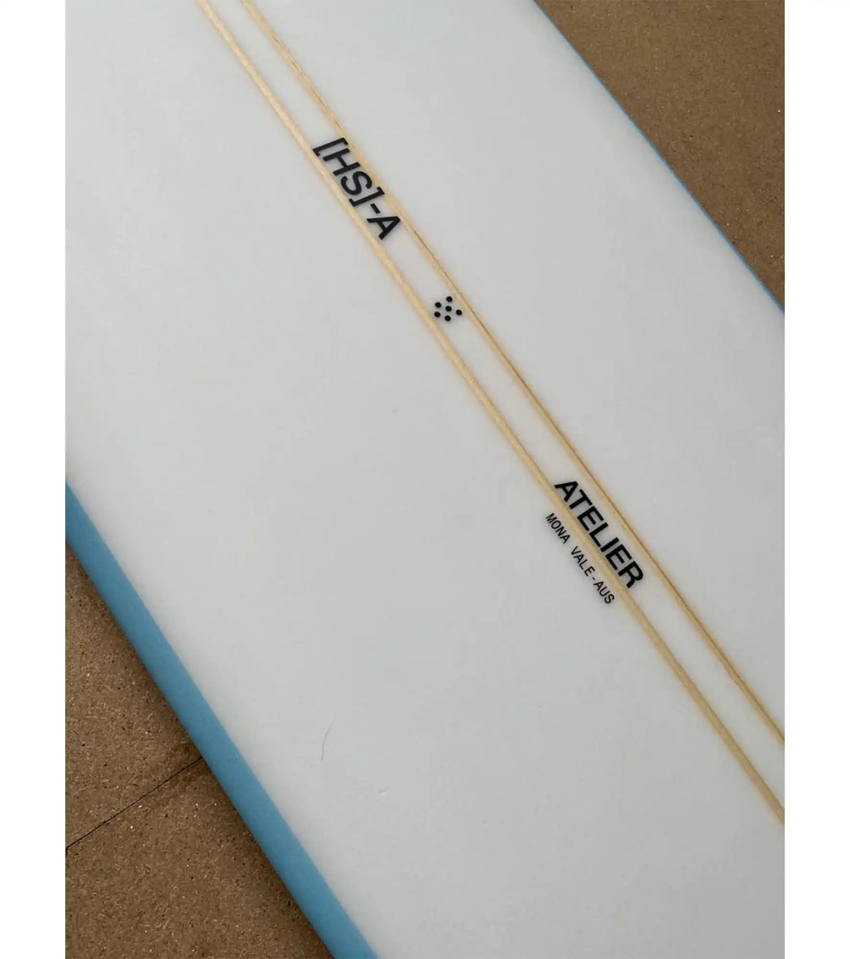 HS Atelier Retro Longboard PU - Single Fin - Blue Moss