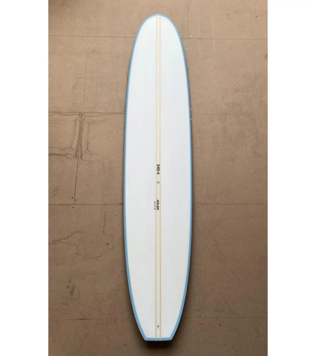 HS Atelier Retro Longboard PU - Single Fin - Blue Moss