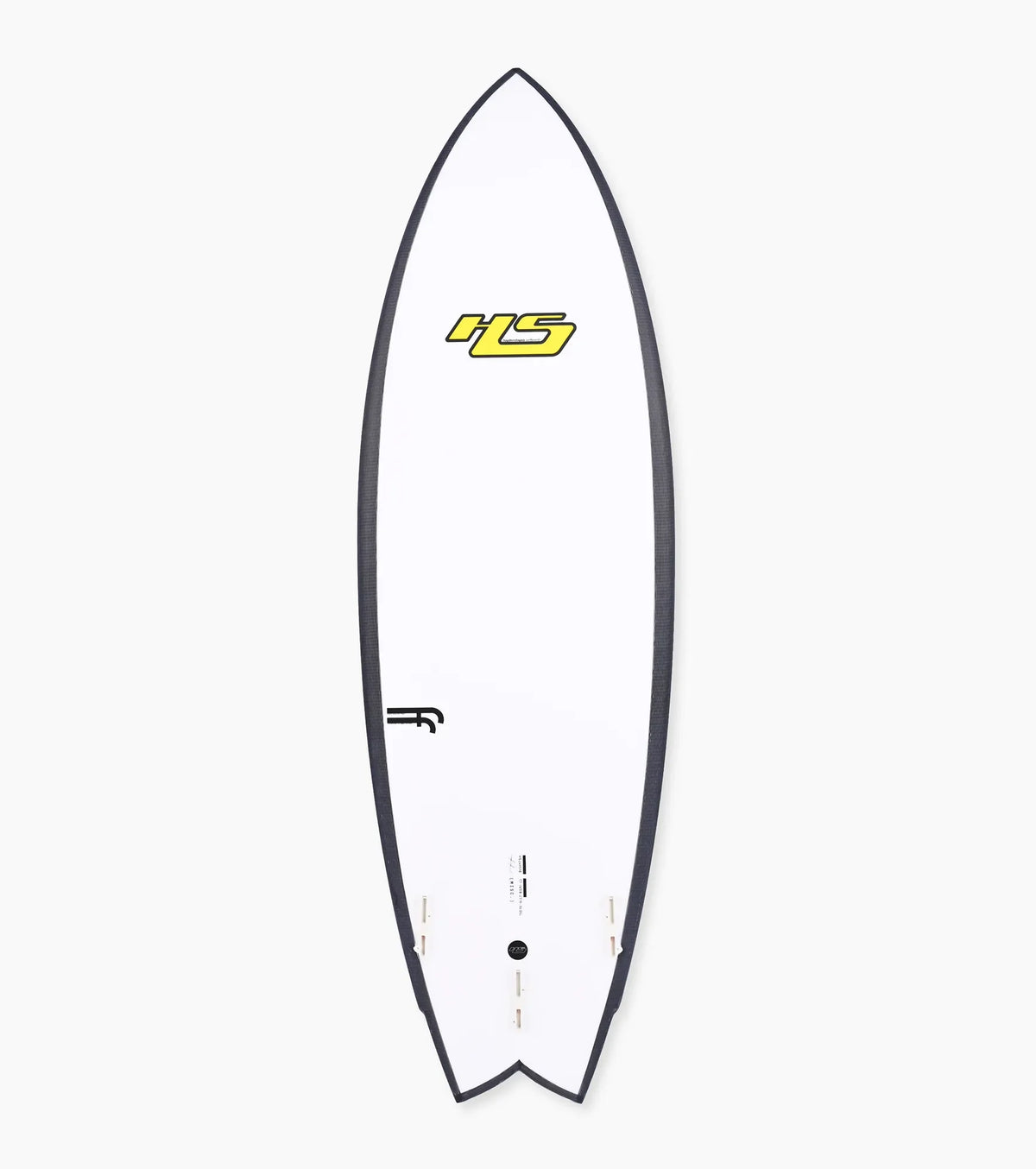 Haydenshapes Misc FF - FCS II - 2 + 1 Fin - Yellow Logo