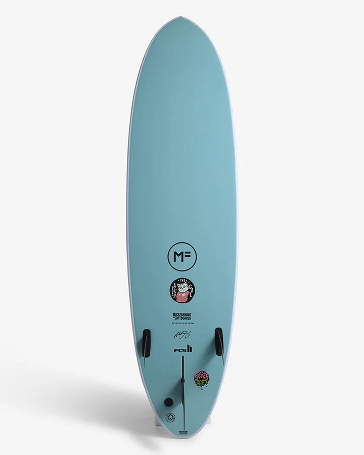 Mick Fanning Surfboards Alley Cat Super Soft Sky/Teal FCSll