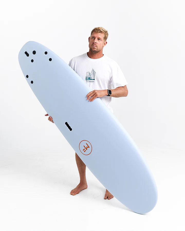 Mick Fanning Beastie Supersoft Surfboard - Sky/Soy