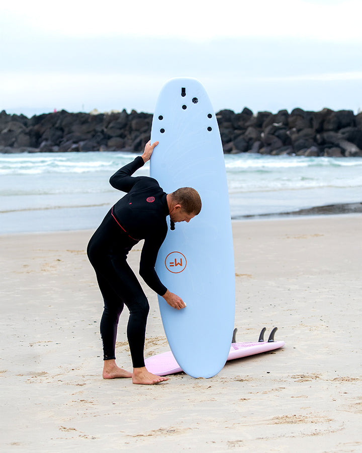 Mick Fanning Beastie Supersoft Surfboard - Sky/Soy