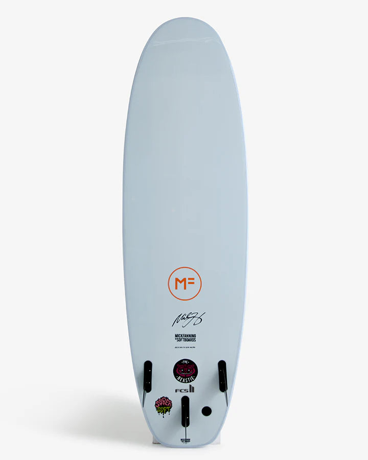 Mick Fanning Beastie Supersoft Surfboard - Sky/Soy