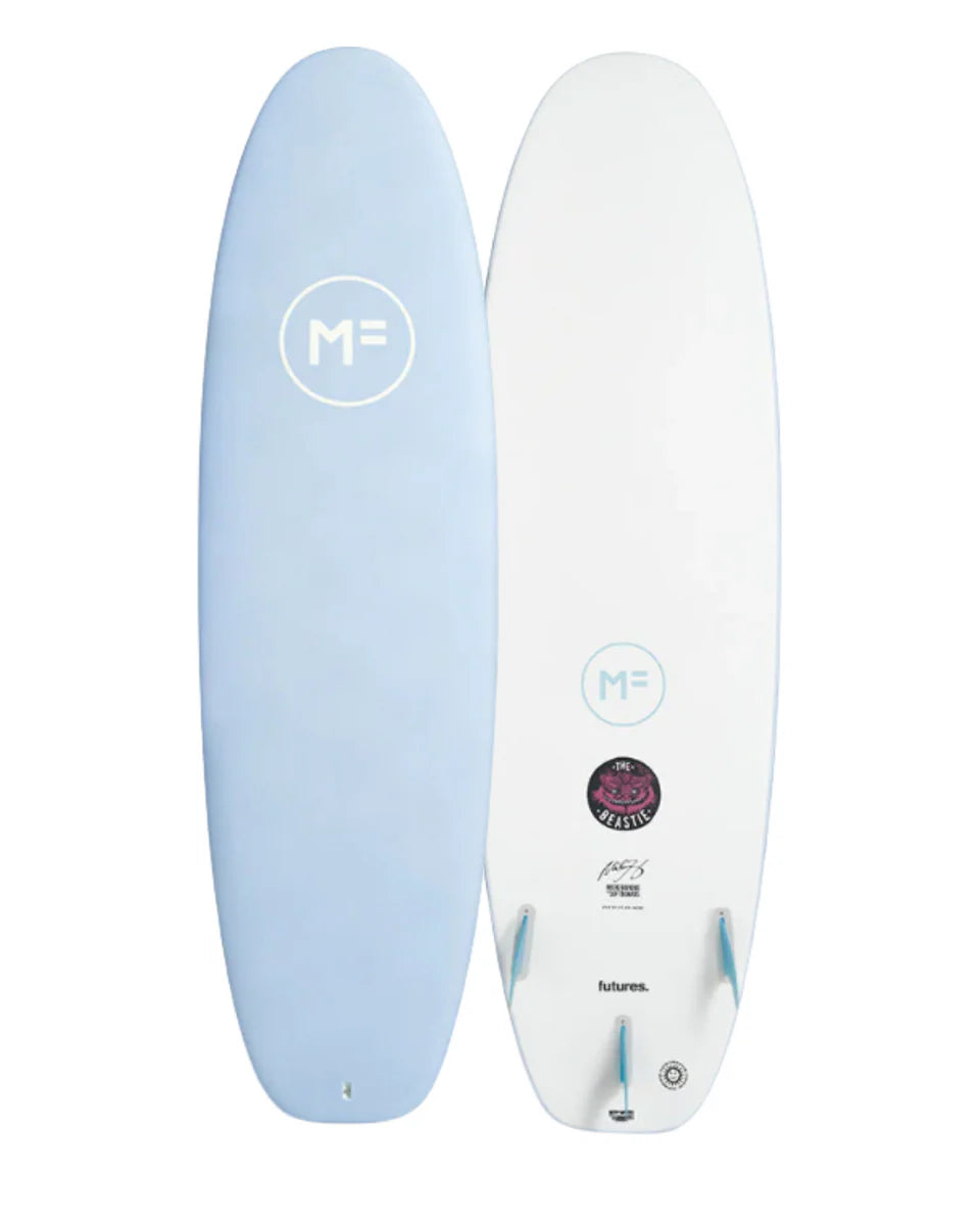 Mick Fanning Surfboards Beastie Epoxy Lam Sky Blue - Futures 