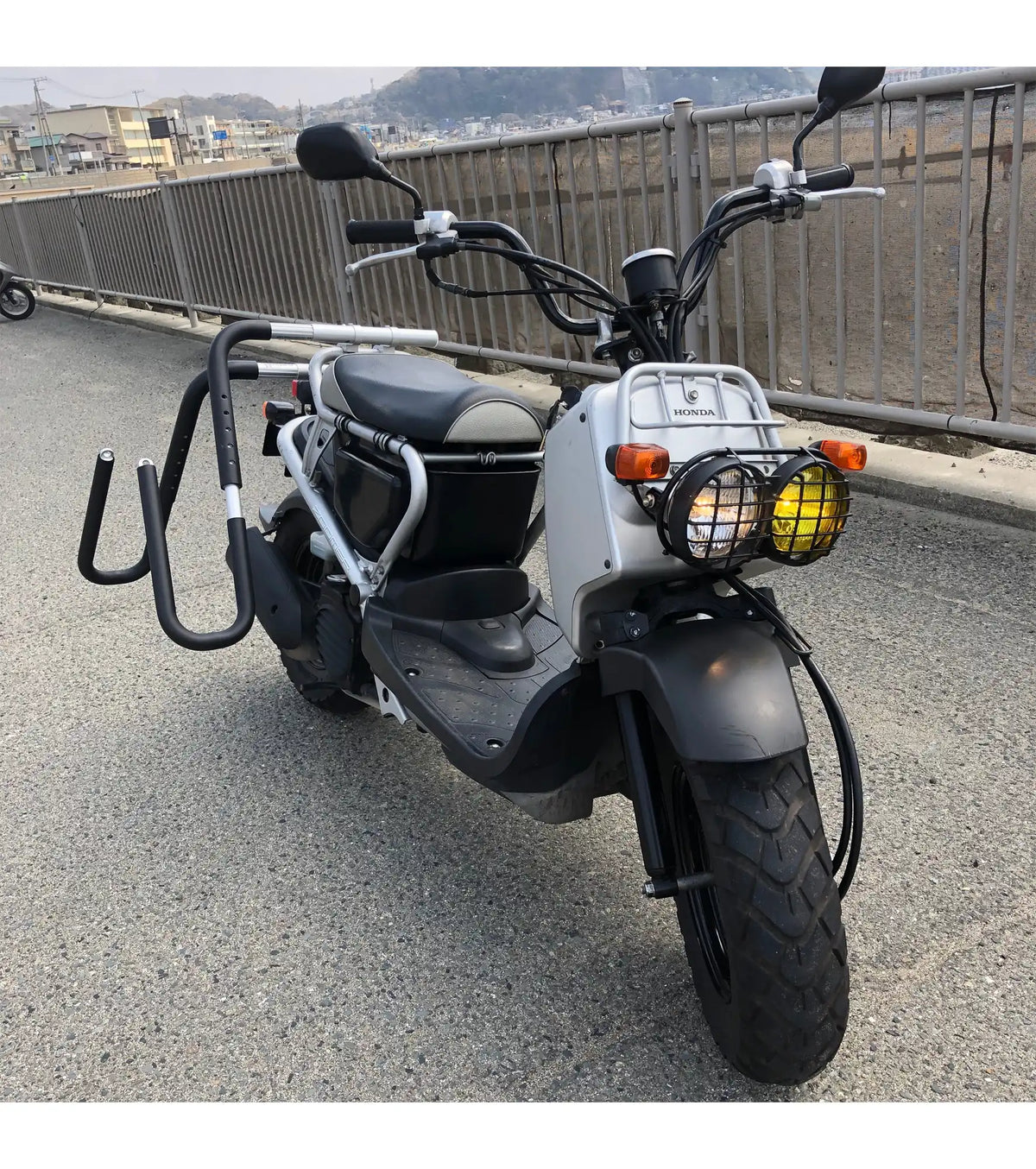 Moped Glass Rack Moved By Bikes - Moped Rack