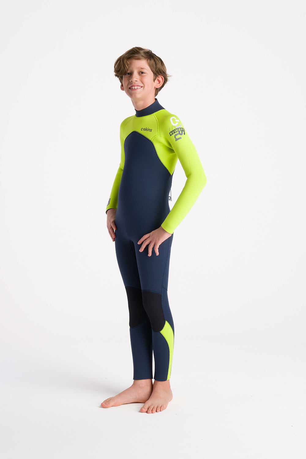 noordzeeboardstore scheveningen surfen den haag scheveningen kinderen wetsuits winter koud of warm is een keuze NuWave-Junior-Legend-5-4-back