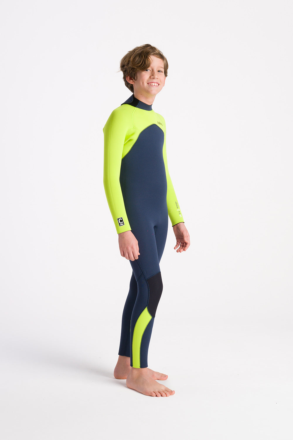 noordzeeboardstore scheveningen surfen den haag scheveningen kinderen wetsuits winter koud of warm is een keuze NuWave-Junior-Legend-5-4-back