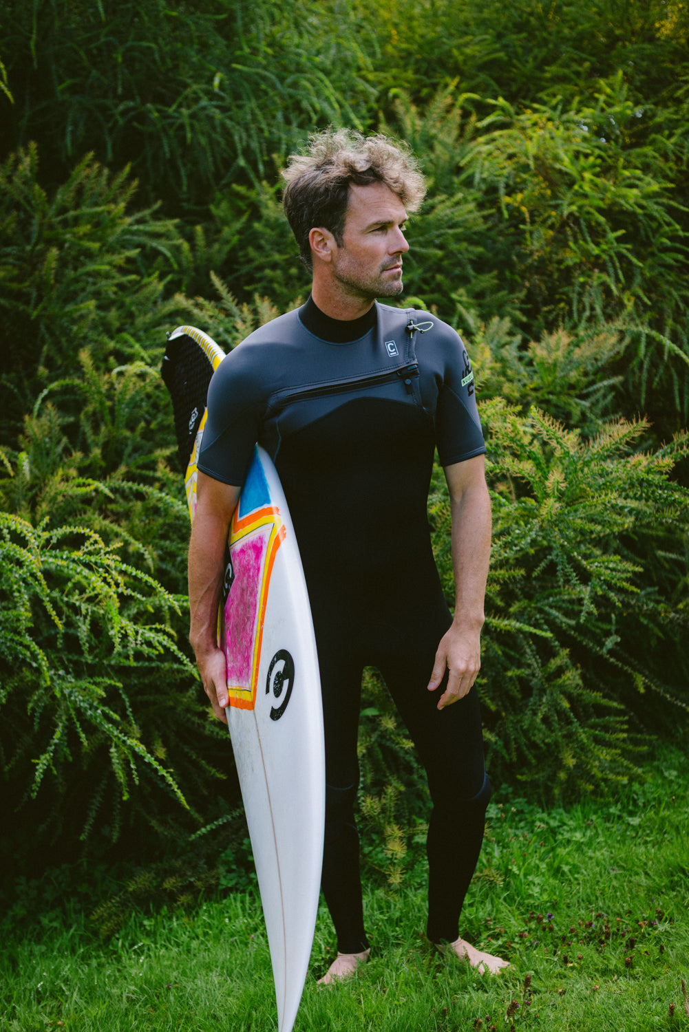 C-Skins NuWave Session Lite 2:2 Mens FL Chest Zip SArm Steamer