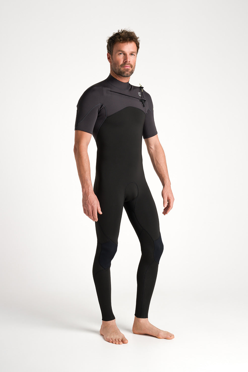 C-Skins NuWave Session Lite 2:2 Mens FL Chest Zip SArm Steamer