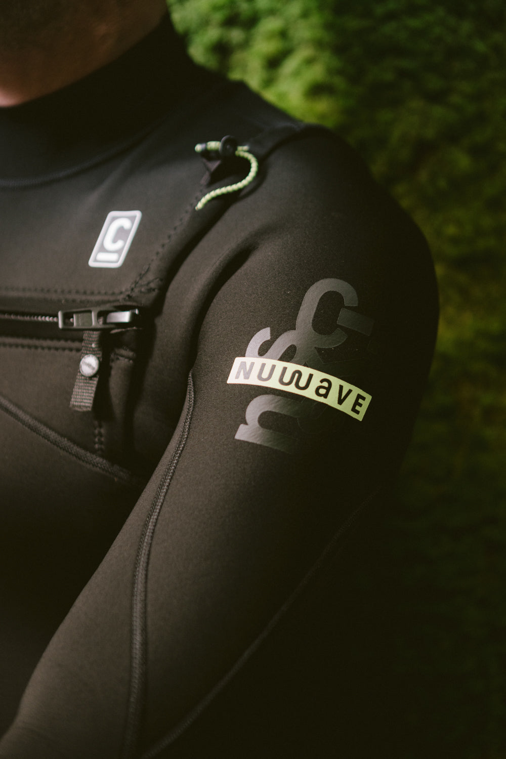 C-Skins Wetsuits NuWave Session Lite 3:2 Mens FL Chest Zip Steamer-BK-M BK Noordzee Boardstore surfshop Scheveningen