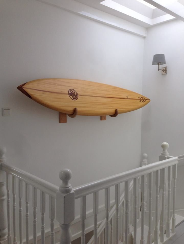 Ollywood Surfboard Wall hangers olliewood houten surf board hangers wall mounting set