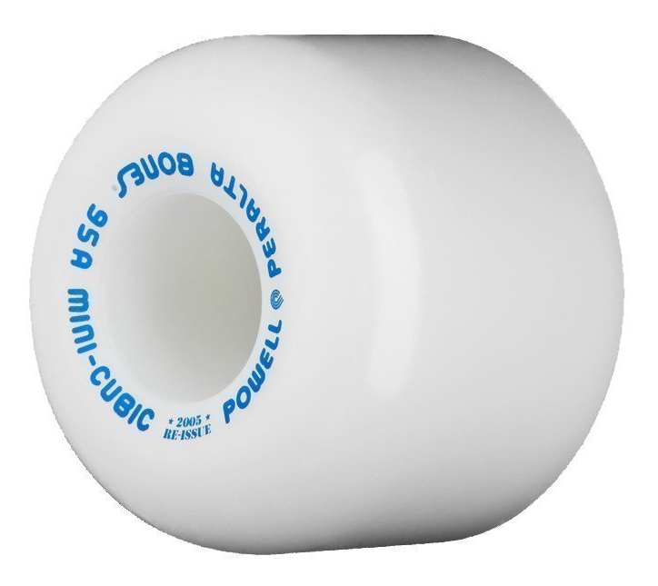 Powell Peralta Mini Cubics Wheels White 95A 64mm Bones Brigade Noordzee Skate en Surf shop