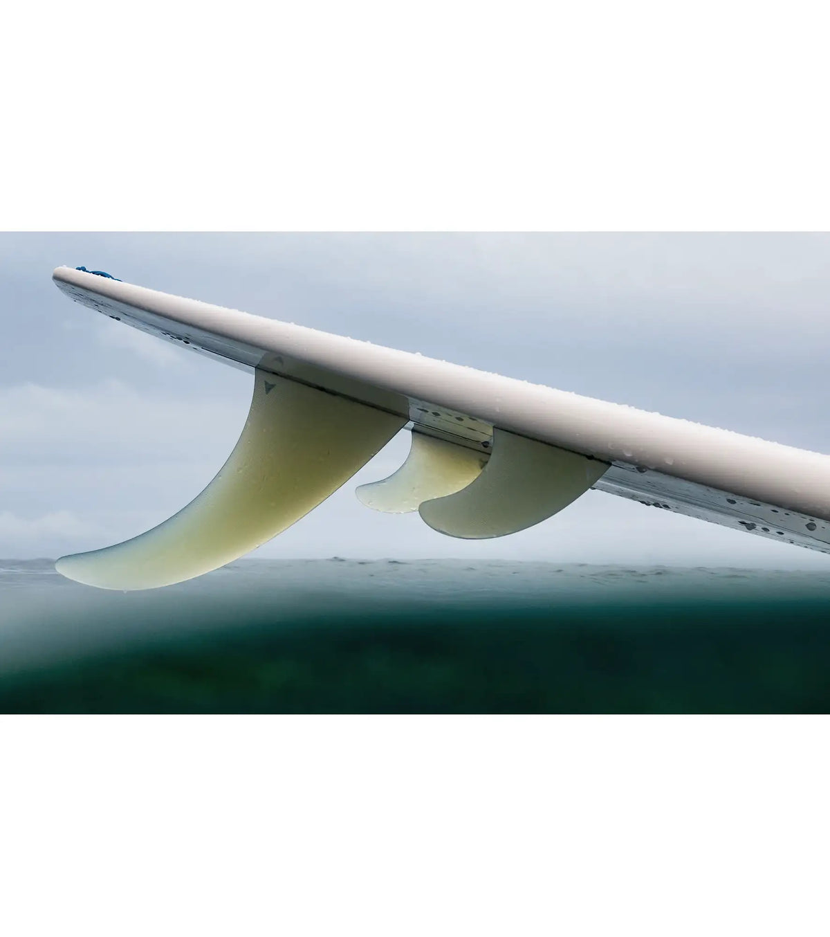 ROAM Longboard Fin Flex Tip Single Fin - Ice Blue