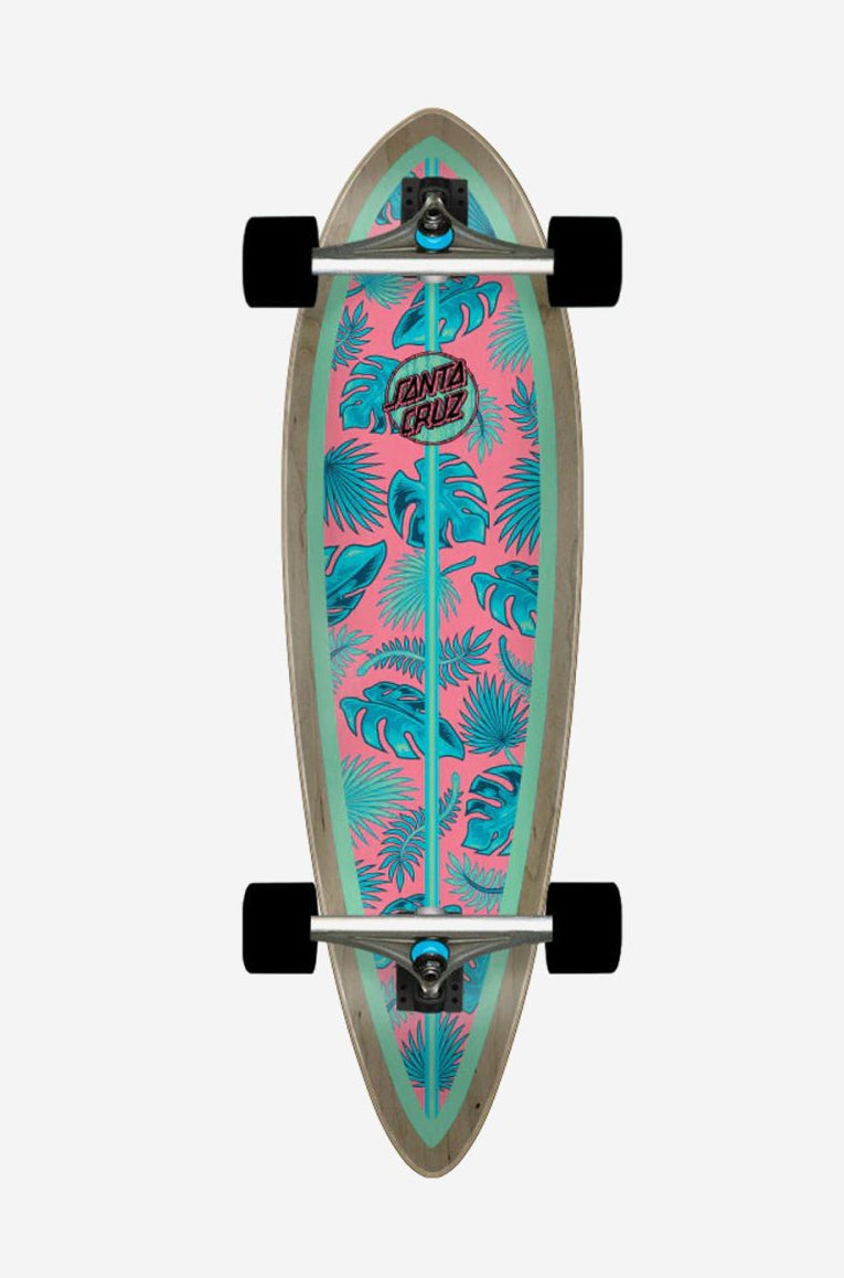 Santa Cruz Skateboard Cabana Dot 33" Pintail Longboard complete Skateshop Scheveningen