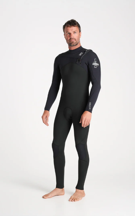 C-Skins NuWave Session 4:3 Mens GBS Back Zip Steamer