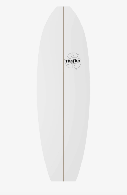 Surfboard EPS Blank Marko Foam 4mm Ply Stringer 6'6