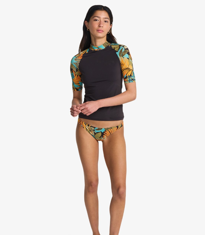Billabong Tropic Surf Print Ladies Short Sleeve
