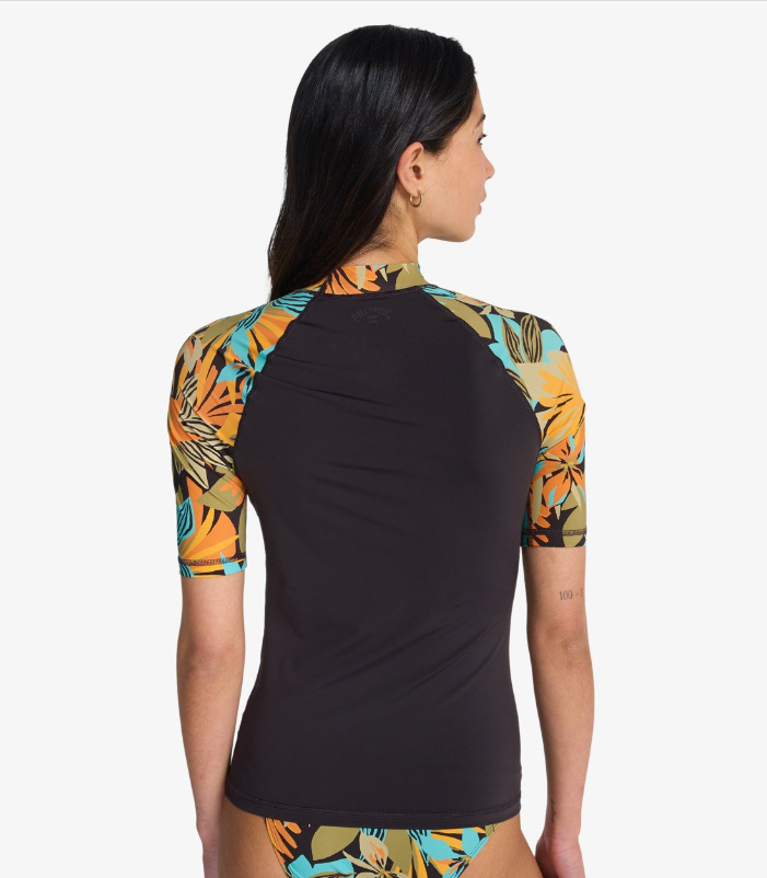 Billabong Tropic Surf Print Ladies Short Sleeve