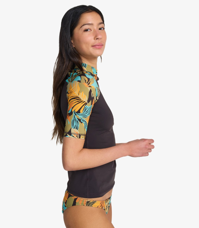 Billabong Tropic Surf Print Ladies Short Sleeve