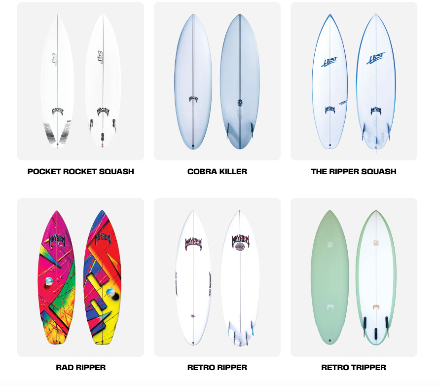 Custom Lost Surfboard