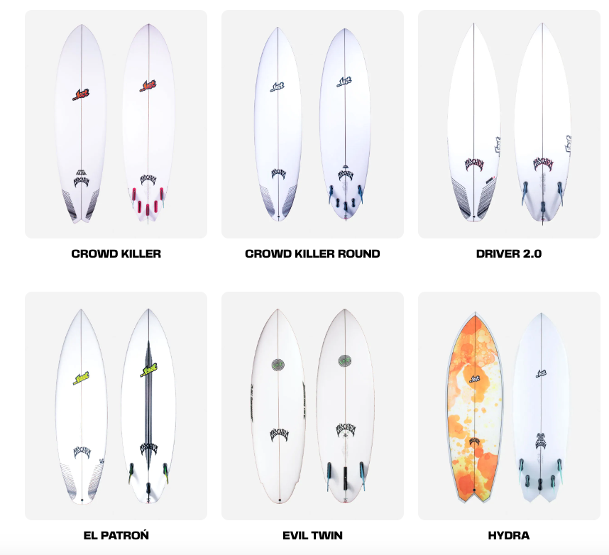 Custom Lost Surfboard