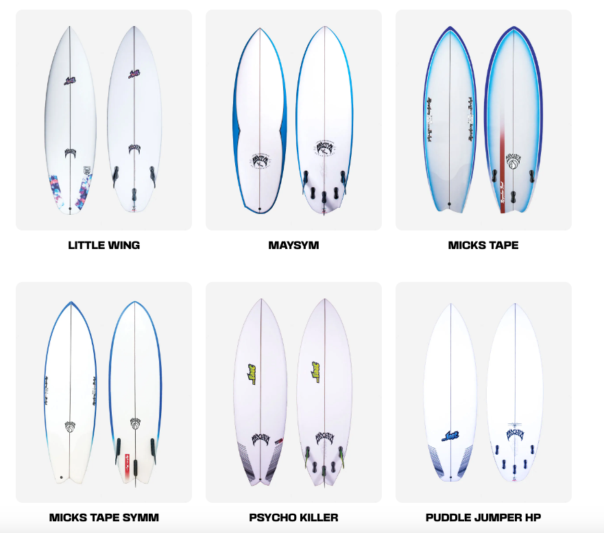 Custom Lost Surfboard