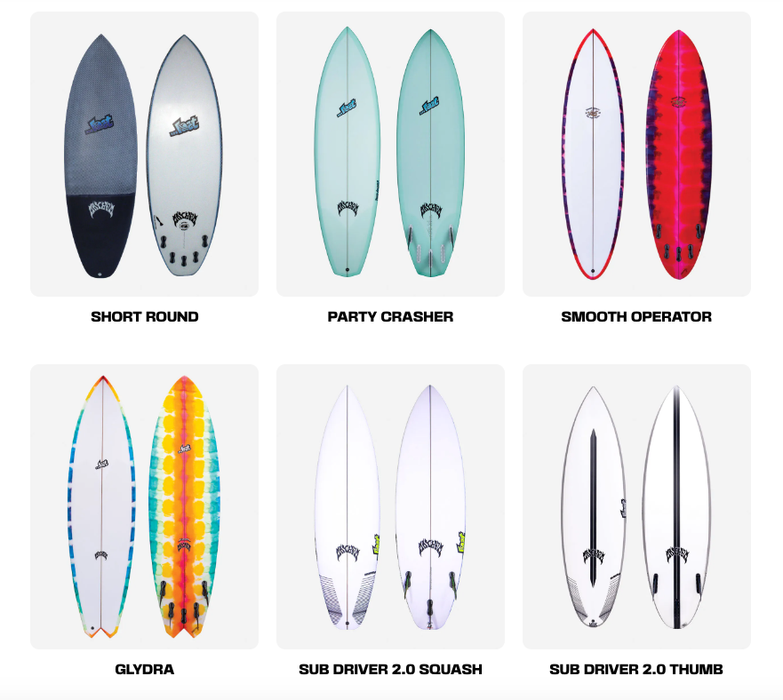 Custom Lost Surfboard