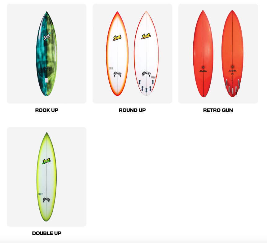 Custom Lost Surfboard