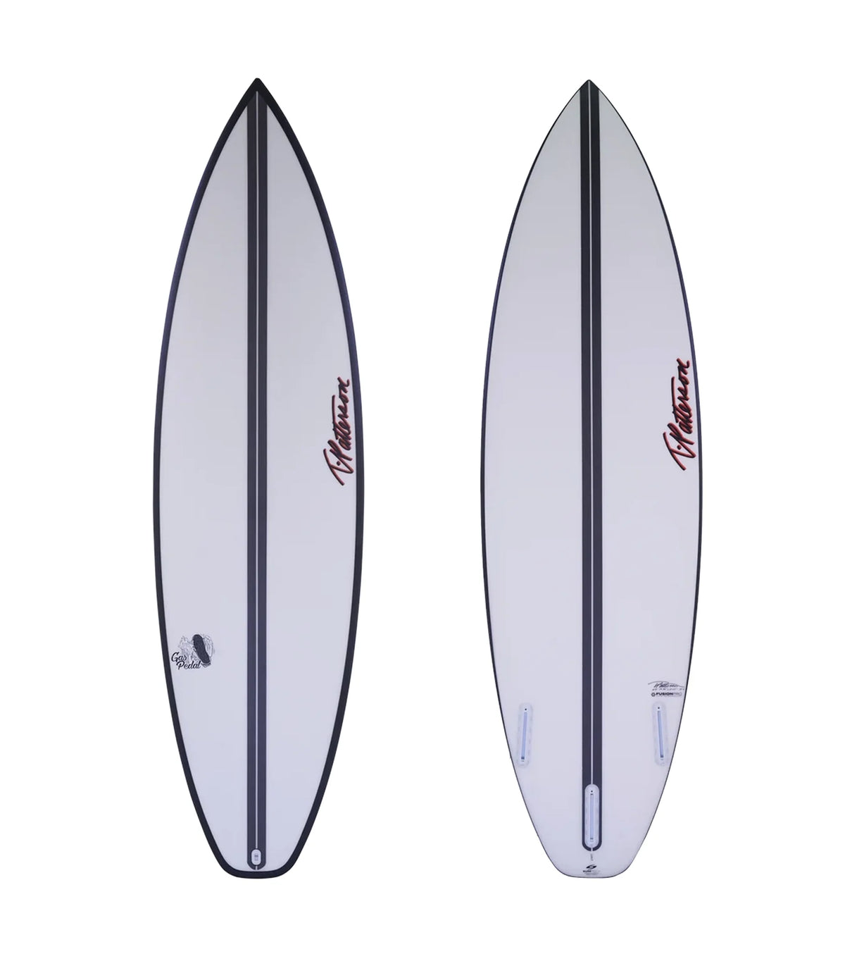 Timmy Patterson Gas Pedal - Fusion Pro - Futures - 3 Fin - Black Rail