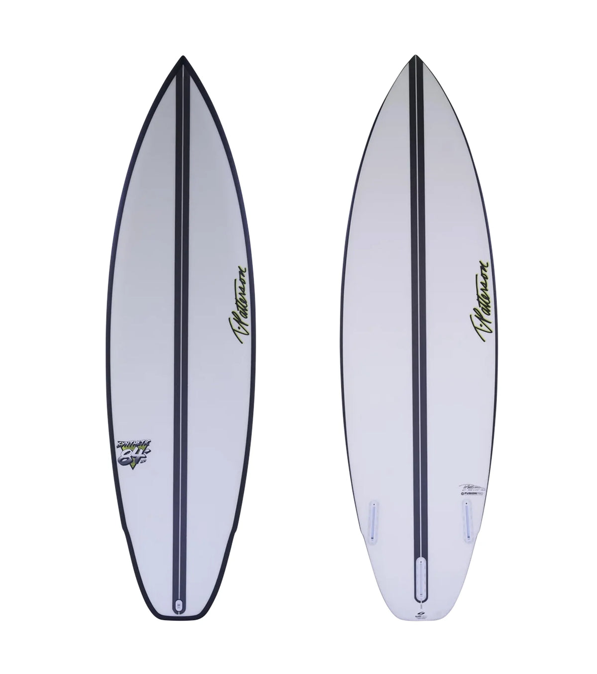 Timmy Patterson Synthetic 84 - Fusion Pro - Futures - 3 Fin - Black Rail