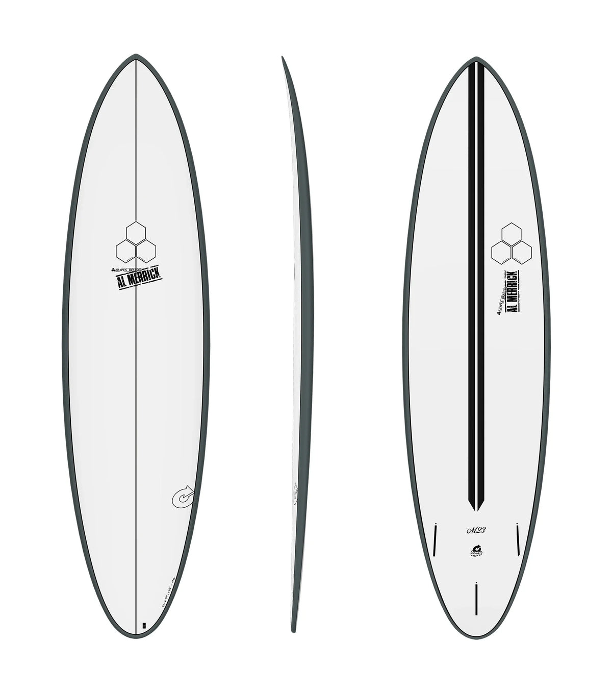 Channel Islands M23 - Al Merrick - X-Lite - Futures - 3 Fin - Graphite Rail