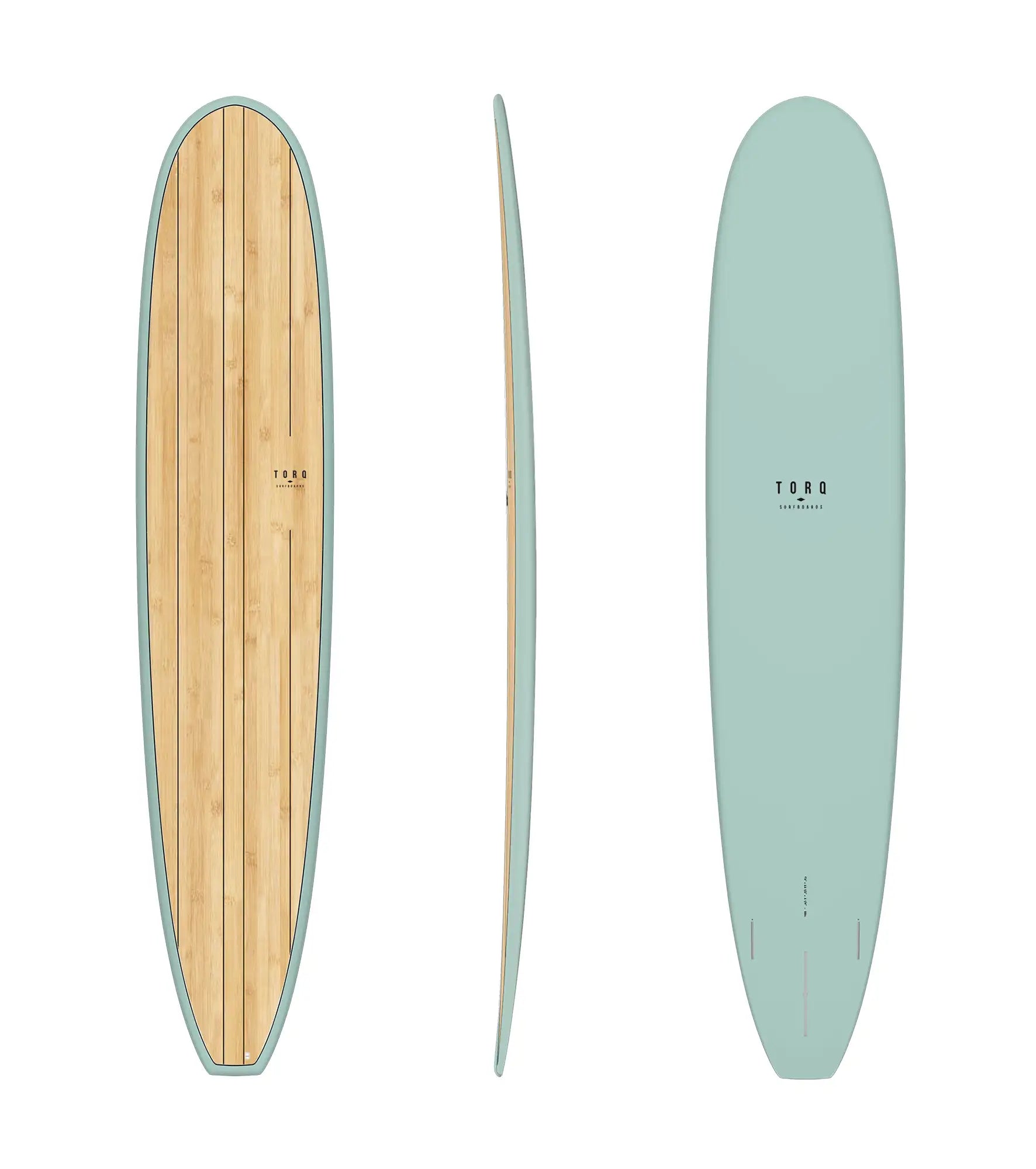 Torq Longboard TET - Futures - 2 + 1 Fin - Wood Deck