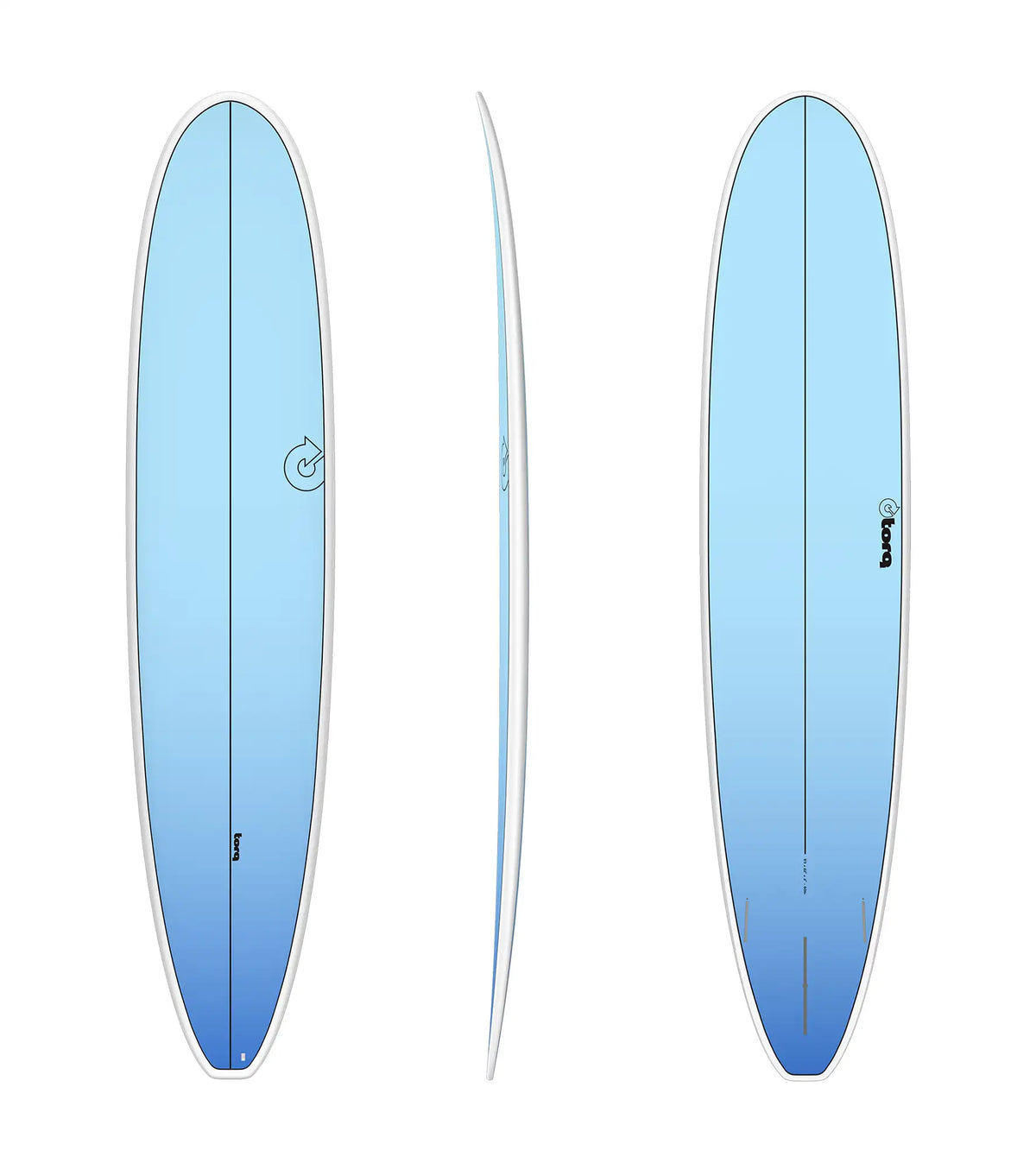 Torq Longboard TET - Futures - 2 + 1 Fin - Retro Fade