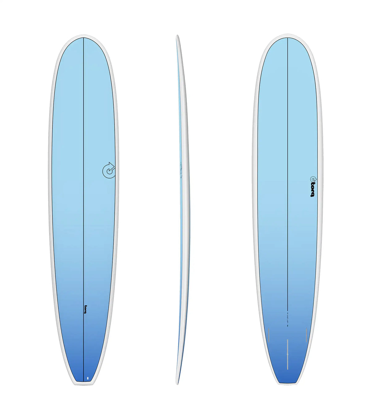 Torq Longboard TET - Futures - 2 + 1 Fin - Retro Fade