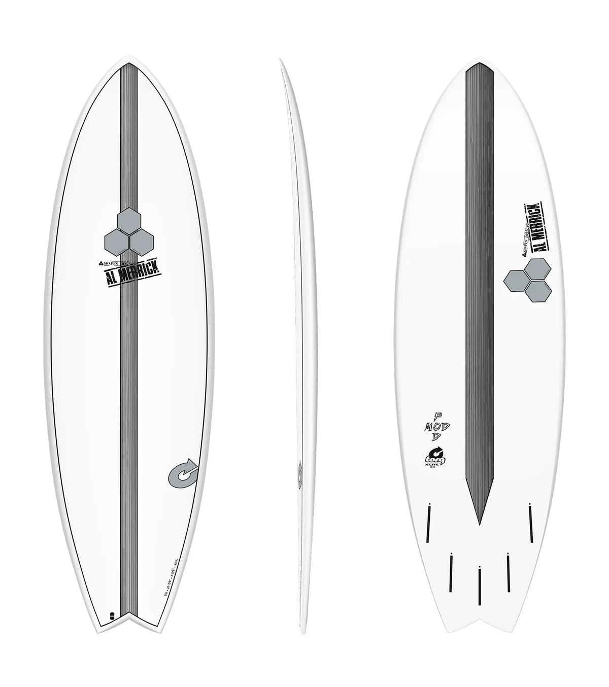 Channel Islands Pod Mod - Al Merrick - X-Lite - Futures - 5 Fin - End of Range