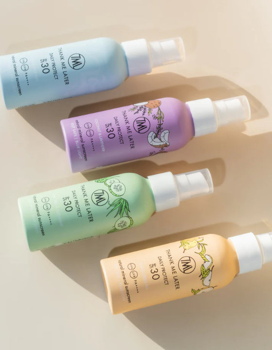 Thank Me Later Coconut & Lavender Mineral Sunscreen SPF30 100ML