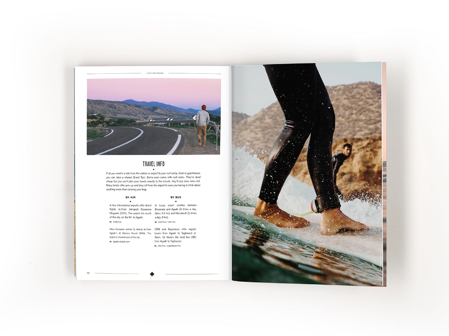 The I Love the Seaside Surf & Travel Guide to Morocco Noordzee Boardstore Surfshop Surfboards Wetsuits Surfbooks Surfschool Scheveningen Torq