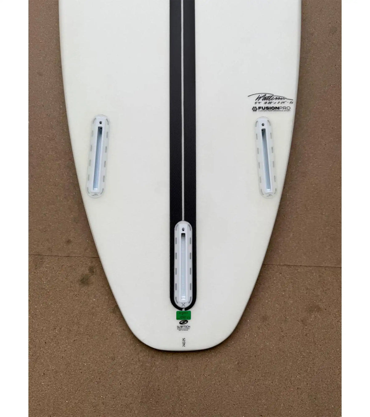 Timmy Patterson Gas Pedal - Fusion Pro - Futures - 3 Fin - Black Rail